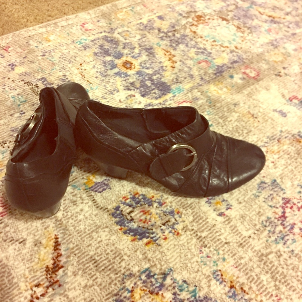 Black ankle boots